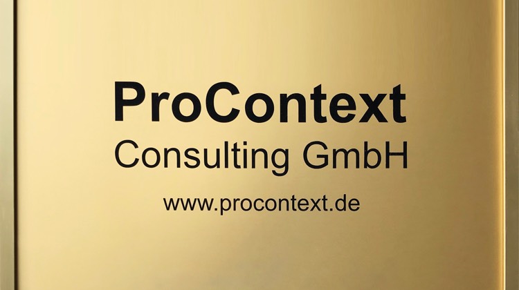 Firmenschild von ProContext